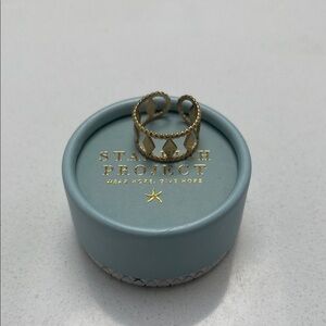 Starfish Project Diamond Gold Ring